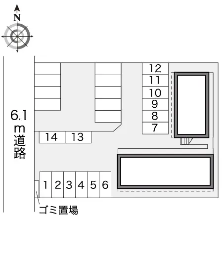 ★手数料０円★高浜市沢渡町　月極駐車場（LP）